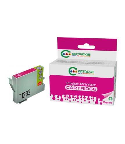 Compatible Epson T1293 DURABrite Ultra Magenta Printer Ink Cartridge Single-pack